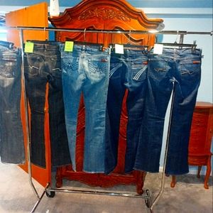 Designer jeans, sevens citizens of humanity Hudson William rast  vigoss tunics